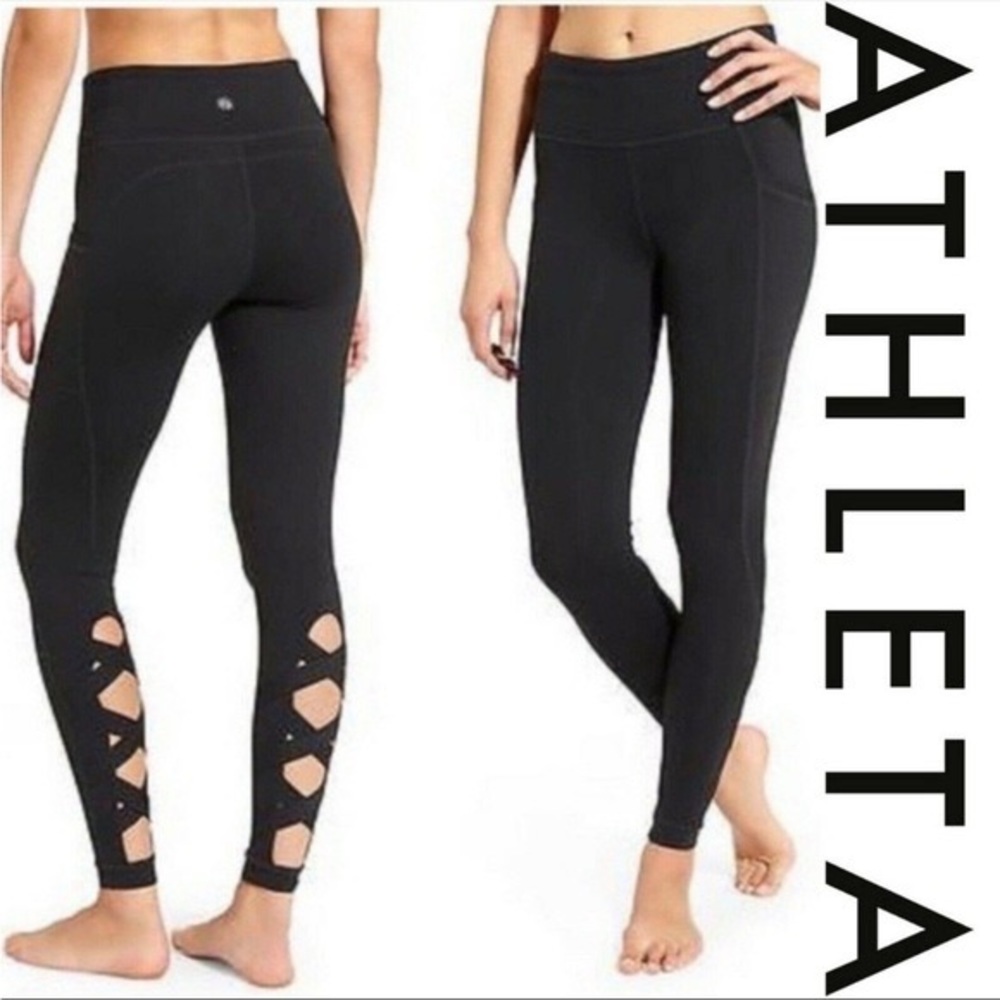 Athleta calf detail leggings